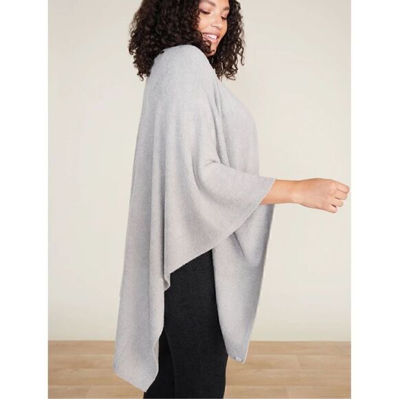 Barefoot Dreams CozyChic Lite Wrap dove gray - Picture 3 of 11